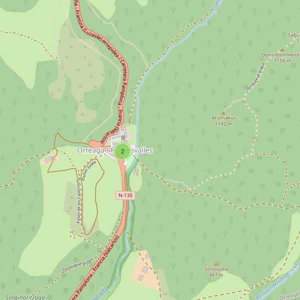 Mapa de iglesias en Roncesvalles Thumbnail