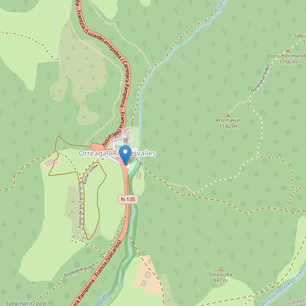 Mapa de monumentos en Roncesvalles Thumbnail