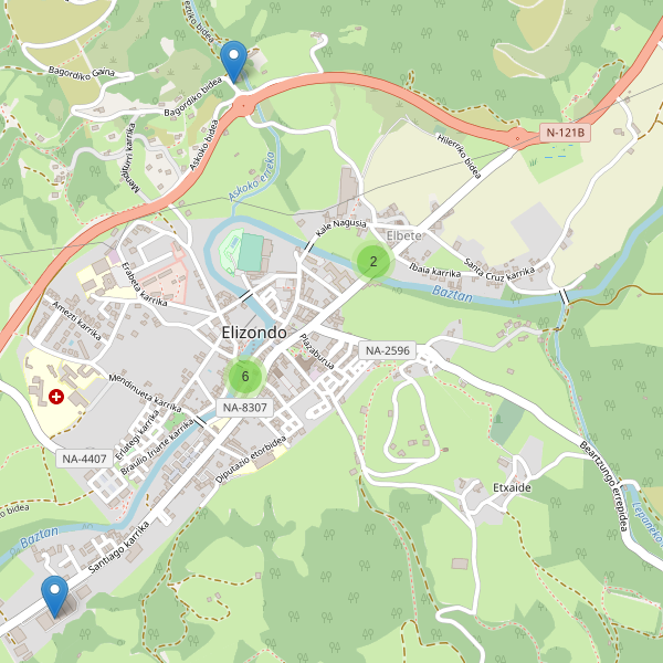 Thumbnail Mapa de restaurantes en Elizondo