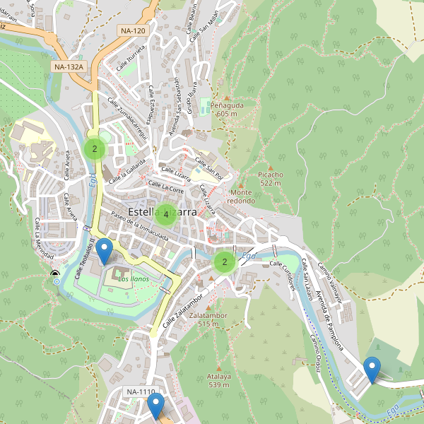 Thumbnail Mapa de restaurantes en Estella-Lizarra