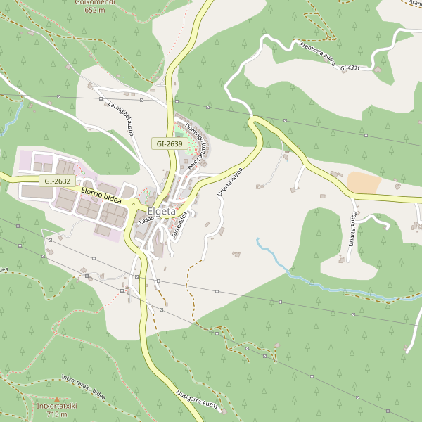 Mapa de Elgeta Thumbnail
