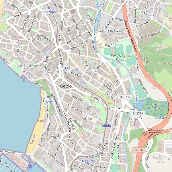 Thumbnail Mapa de Getxo