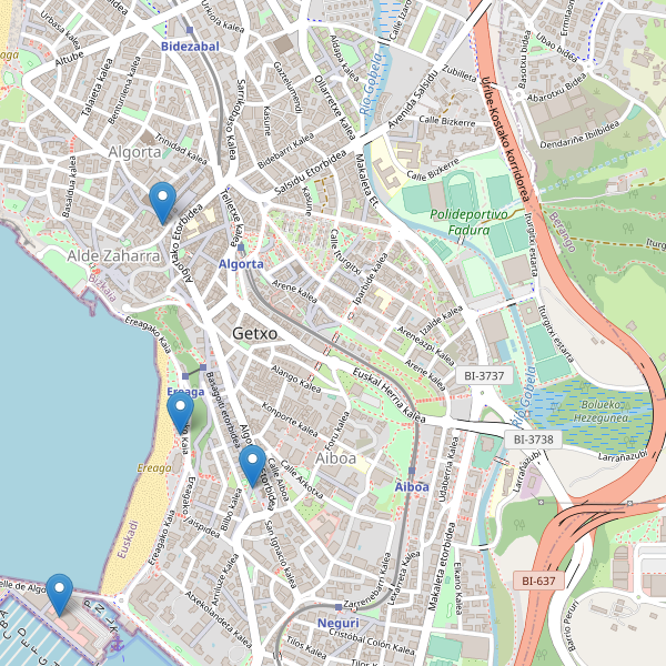 Mapa de aseos en Getxo Thumbnail
