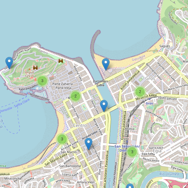 Mapa de aseos en San Sebastián Thumbnail