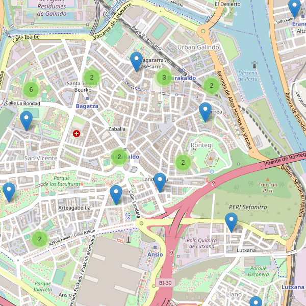 Mapa de escuelas en Barakaldo Thumbnail