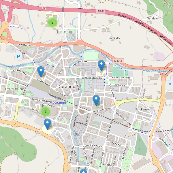 Mapa de escuelas en Durango Thumbnail
