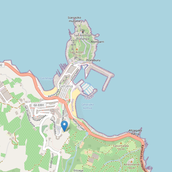 Mapa de escuelas en Getaria Thumbnail