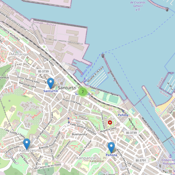 Mapa de estaciones en Santurtzi Thumbnail