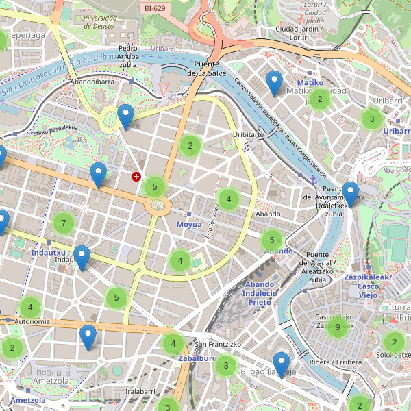Thumbnail Mapa de farmacias en Bilbao