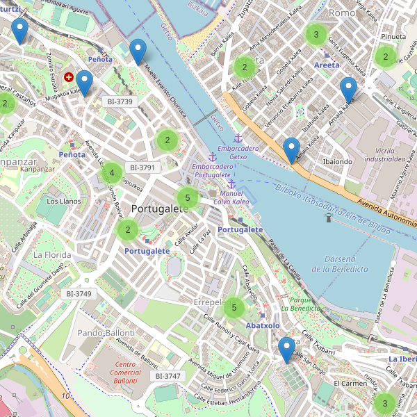 Thumbnail Mapa de farmacias en Portugalete