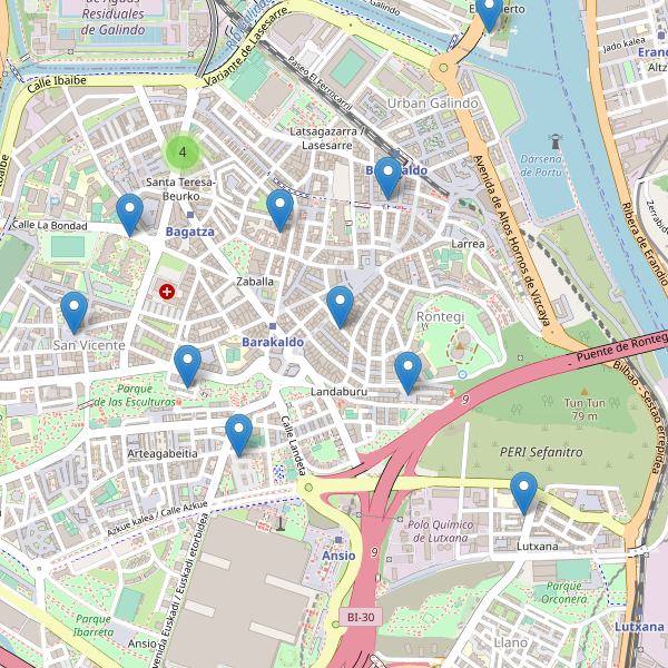Mapa de iglesias en Barakaldo Thumbnail