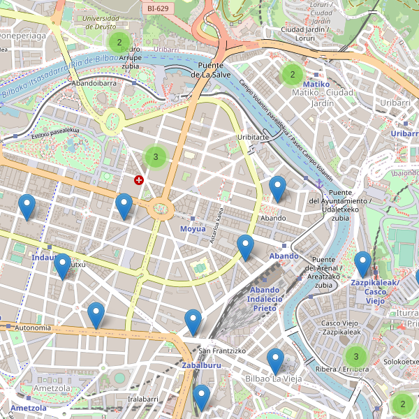 Mapa de iglesias en Bilbao Thumbnail