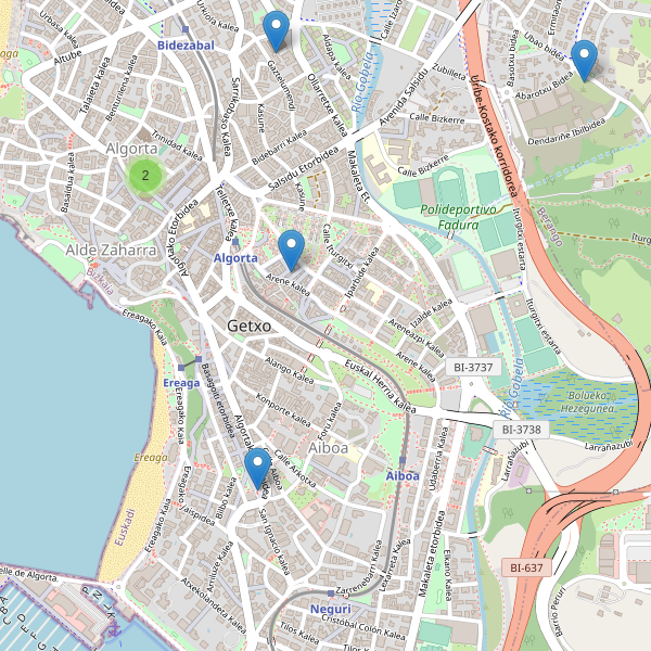 Mapa de iglesias en Getxo Thumbnail