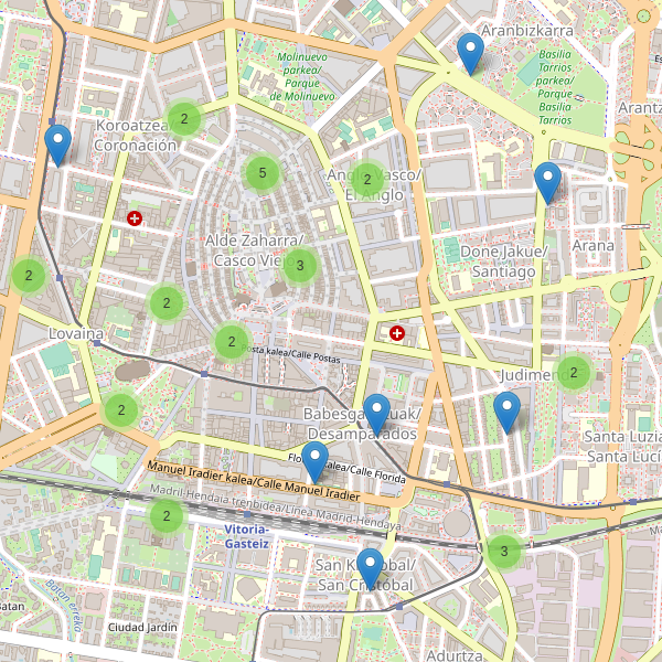 Mapa de iglesias en Vitoria Thumbnail