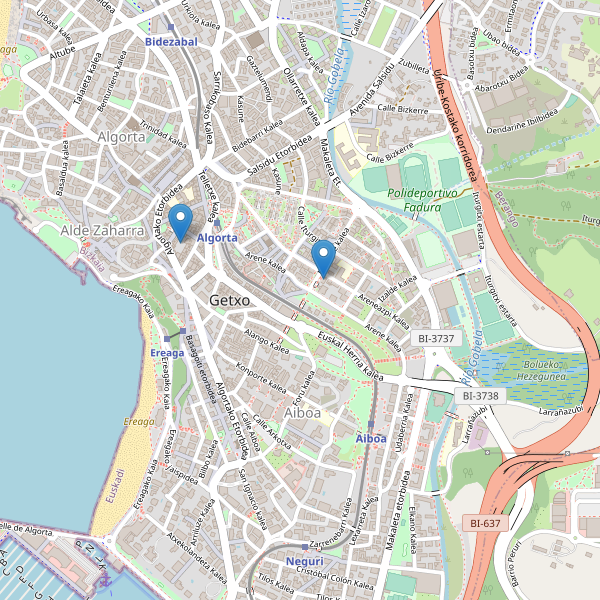 Mapa de mercados en Getxo Thumbnail