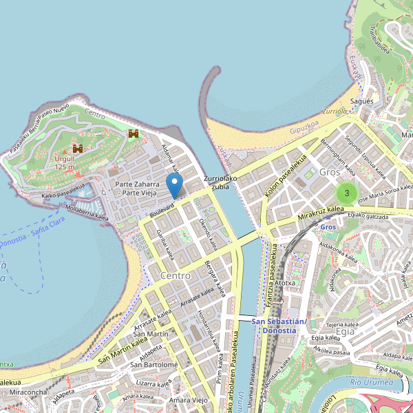 Mapa de mercados en San Sebastián Thumbnail