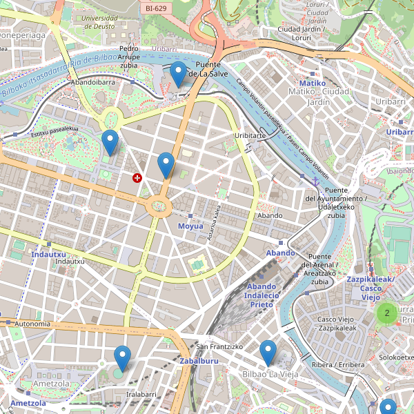 Thumbnail Mapa de museos en Bilbao