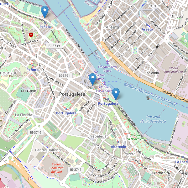 Thumbnail Mapa de museos en Portugalete