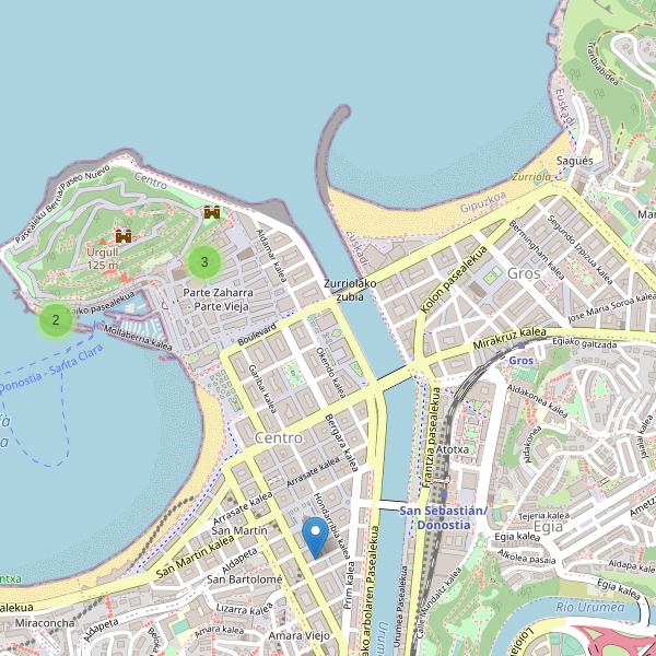 Thumbnail Mapa de museos en San Sebastián