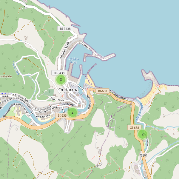 Thumbnail Mapa de restaurantes en Ondarroa