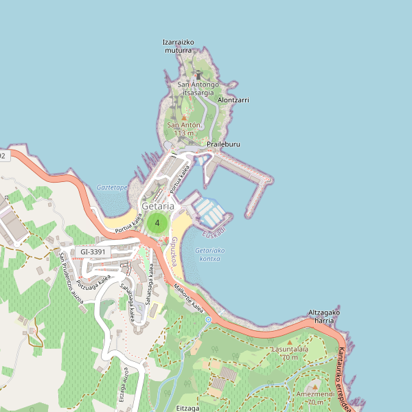 Mapa de ropa en Getaria Thumbnail