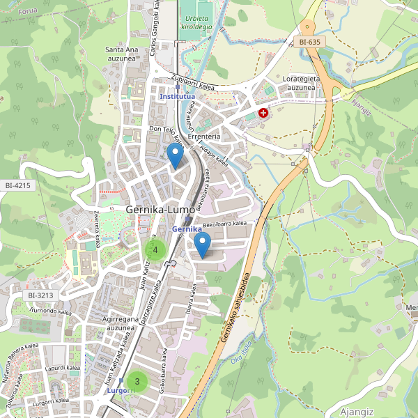 Thumbnail Mapa de supermercados en Gernika-Lumo