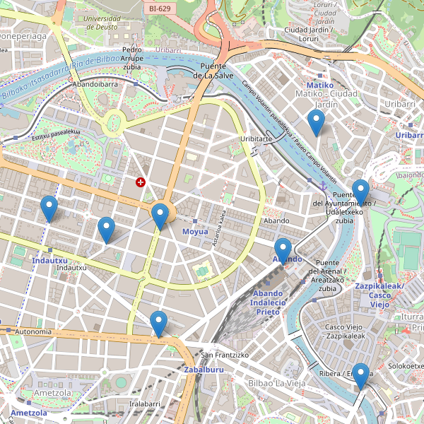 Mapa de taxi en Bilbao Thumbnail