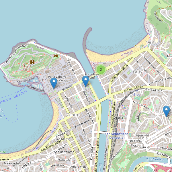 Thumbnail Mapa de teatros en San Sebastián