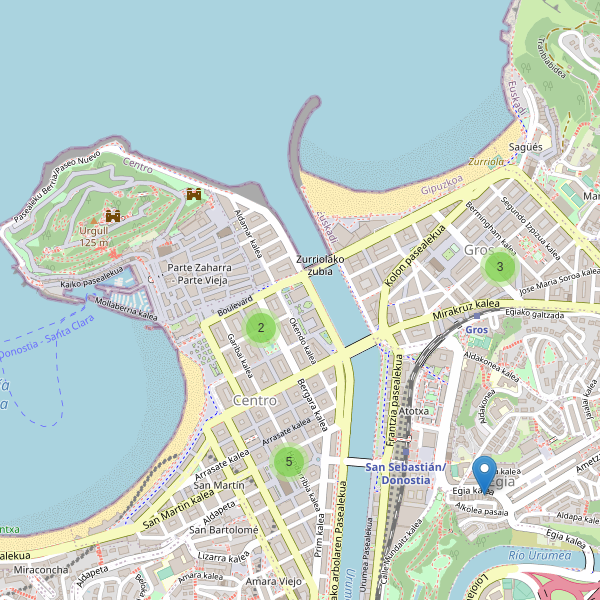 Mapa de zapatos en San Sebastián Thumbnail