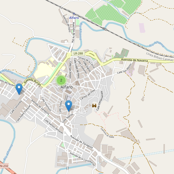 Thumbnail Mapa de aparcamientos en Alfaro