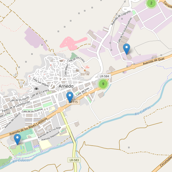 Thumbnail Mapa de aparcamientos en Arnedo