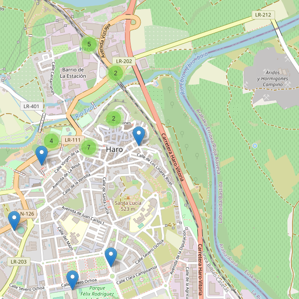 Thumbnail Mapa de aparcamientos en Haro