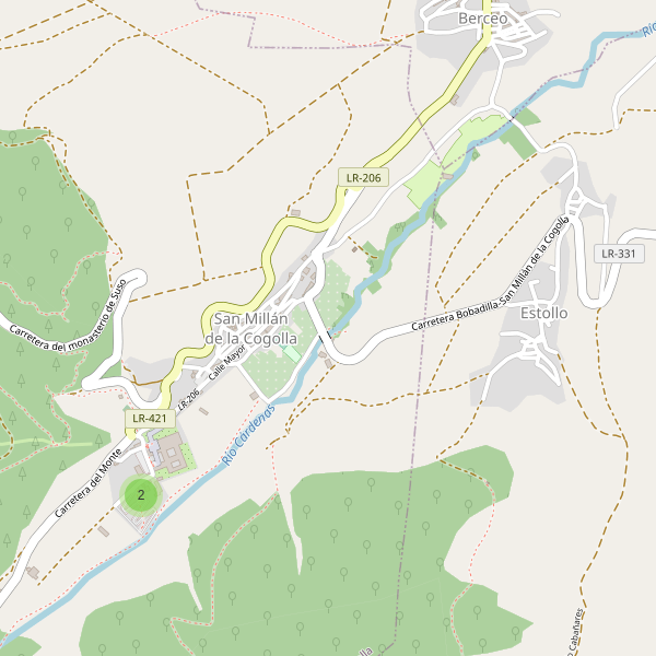 Thumbnail Mapa de aparcamientos en San Millán de la Cogolla