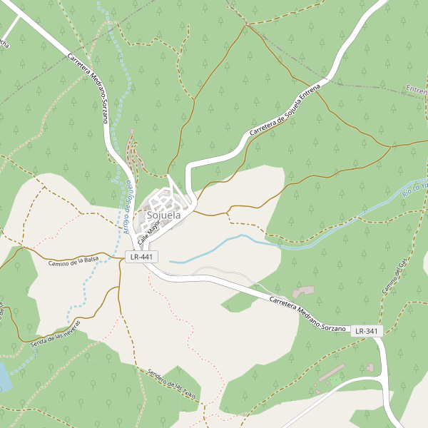 Mapa de aparcamientos en Sojuela Thumbnail