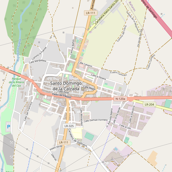 Mapa de aseos en Santo Domingo de la Calzada Thumbnail