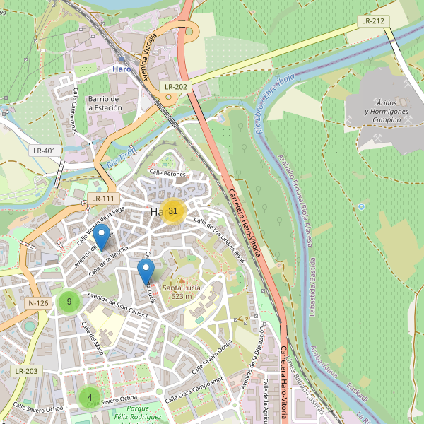 Mapa de bares en Haro Thumbnail