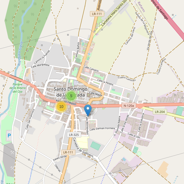 Mapa de bares en Santo Domingo de la Calzada Thumbnail