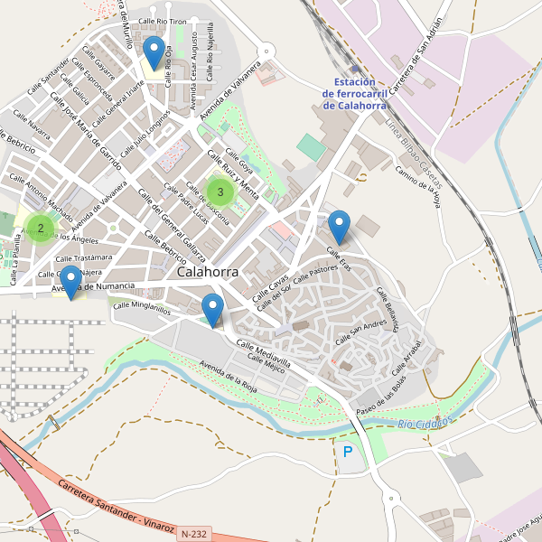 Mapa de escuelas en Calahorra Thumbnail