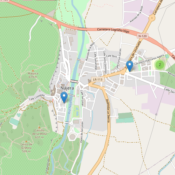 Mapa de escuelas en Nájera Thumbnail