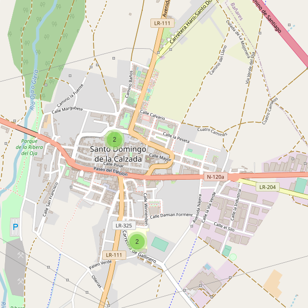 Mapa de escuelas en Santo Domingo de la Calzada Thumbnail