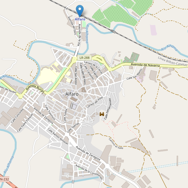 Mapa de estaciones en Alfaro Thumbnail