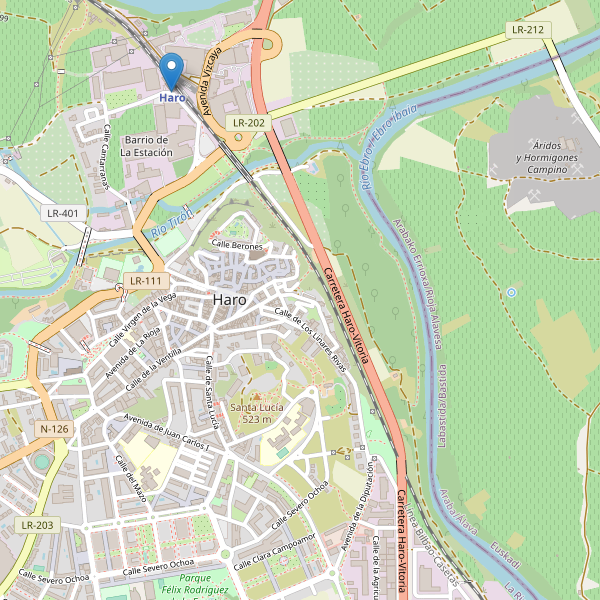 Mapa de estaciones en Haro Thumbnail