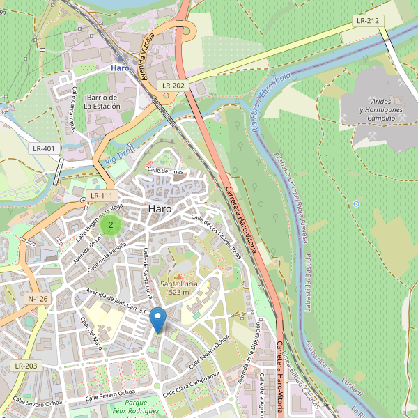 Thumbnail Mapa de hoteles en Haro