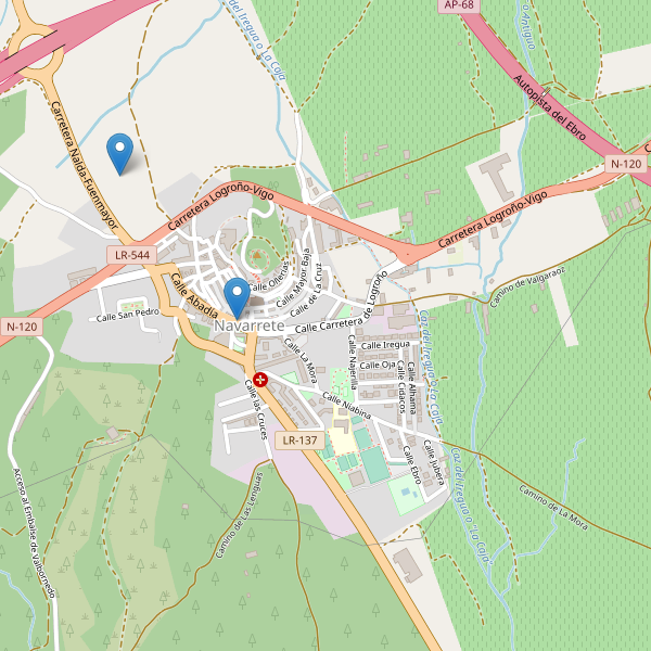 Thumbnail Mapa de hoteles en Navarrete