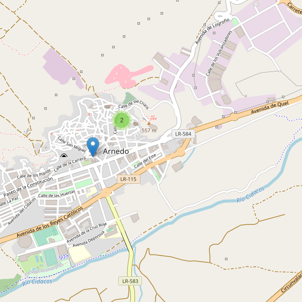 Mapa de iglesias en Arnedo Thumbnail