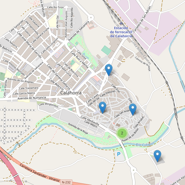 Mapa de iglesias en Calahorra Thumbnail