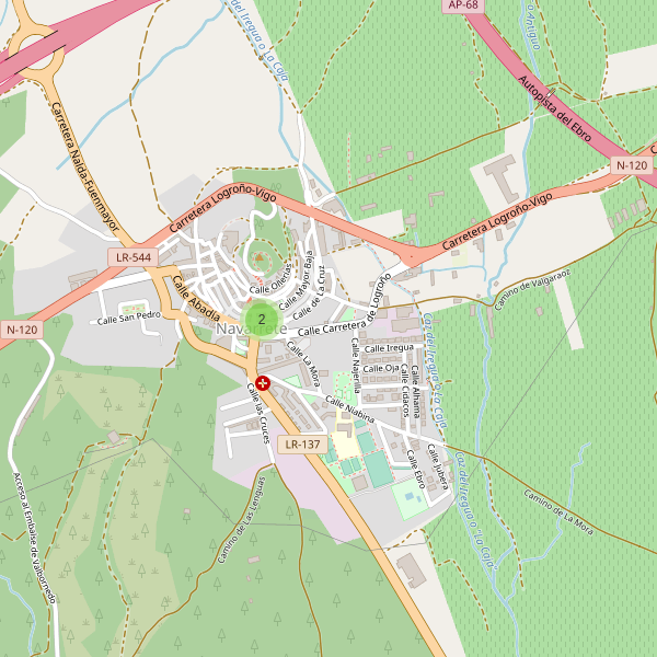 Mapa de iglesias en Navarrete Thumbnail