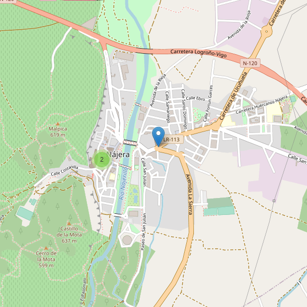 Mapa de iglesias en Nájera Thumbnail