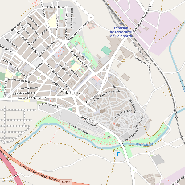 Mapa de mercados en Calahorra Thumbnail