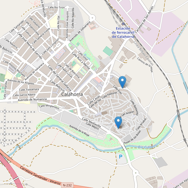 Mapa de monumentos en Calahorra Thumbnail